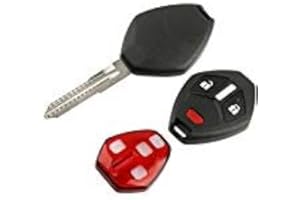 Key Fob Keyless Entry Remote Shell Case & Pad fits Mitsubishi Outlander Lancer Mirage i-MEIV
