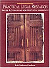 Practical Legal Research : Skills and Strategies for the Legal Assistant, Walston-Dunham, Beth, 0314043888