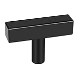 10 Pack Matte Black Cabinet Knobs Kitchen Cabinet