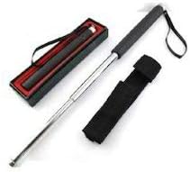 ZESI Telescopic Heavy Steel Stick for Hiking and Camping and Self Defense
