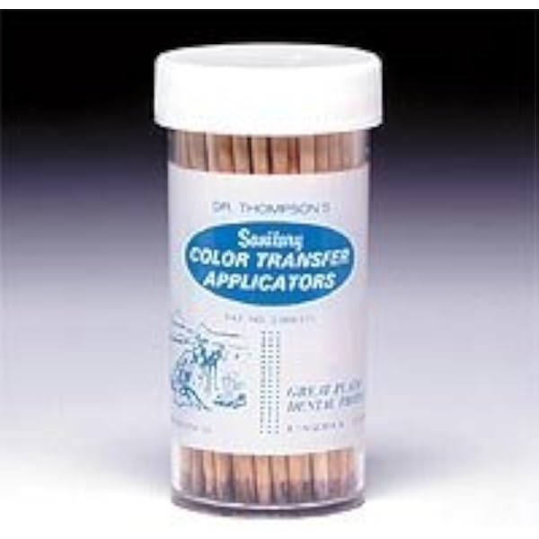 Amazon.com: Thompson Color Transfer APPLICATORS by BND 000BT GREAT PLAINS  Dental Products CO : Industrial & Scientific