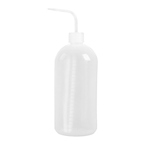 ZYHW 1000ml Lab Bent Tip Plastic Liquid Water Oil Storage Squeeze Bottle