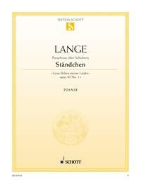 Paraphrase: over Schubert's Serenade "Leise flehen meine Lieder". op. 90/11. piano.