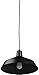 GLOBE Electric 65151 1-Light Plug-in Pendant Lighting, Matte Black, 15ft Black Cord, in-Line On/Off Switch, Hanging Lamp, Hanging Lights, Ceiling Light Fixture