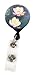 Buttonsmith® Claude Monet Water Lilies Deluxe Retractable Badge Reel With Alligator Clip and Extra-Long 36 inch Standard Duty Cord - Made in the USA, 1 Year Warranty
