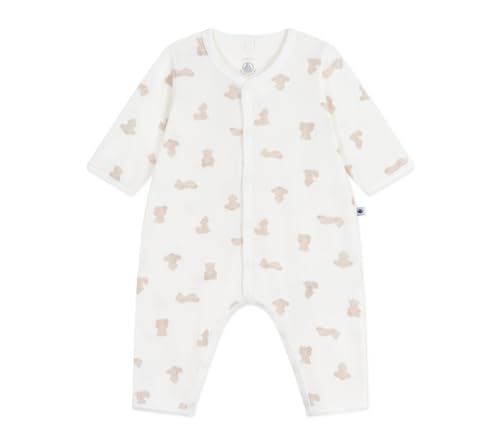 Petit Bateau Pyjama bébé sans Pieds en Coton imprimé Ours