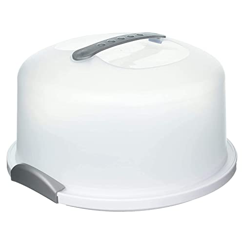 XL Cake and Cupcake Carrier & Holder, Storage Container With Lid and