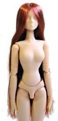 1/6 scale Obitsu 27cm rooted female head 27HD-F01WC05 White skin Red brown hair