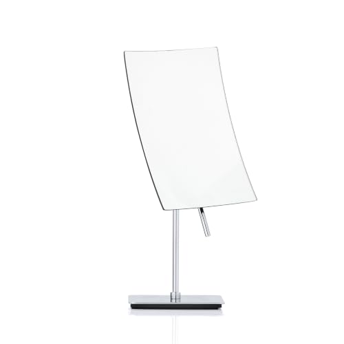 Blomus Vanity Mirror, Chrome-Plated, Steel, Silver, H 29 cm, B 11 cm, T 14 cm,68949