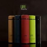 Insulated Stainless Steel Hot/Cold drink 500ml Vacuum Flask/Sports Thermos/ Water bottle/coffee &amp; tea mug with tea infuser. 5 optional colors. Keeps cold/warm for at least 12hrs (Green)