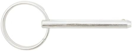3/16 Dia, 1.00 Grip Lg, Quick Release Pins, Steel (1 Each)