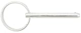 Aerofast Inc FPC8-30R Ring-Handle Detent Quick Release Pin 1/2 Diameter, 3.00 Grip Long