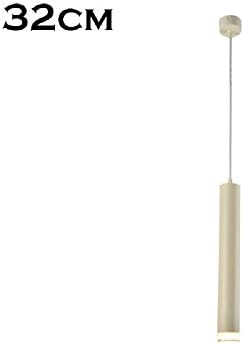 ZHZR Minimalist Chandelier Modern Black/white Cylindrical Long Tube Pendant Light Ceiling Lighting Restaurant Living Room Theme Restaurant Bar Cafe LED/COB Light Source