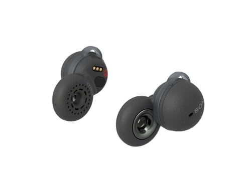 SONY LINKBUDS TRULY WIRELESS EARBUD HEADPHONES WITH AN OPEN-RING DESIGN FOR AMBIENT SOUNDS AND ALEXA BUILT-IN, BLUETOOTH EAR BUDS COMPATIBLE WITH IPHONE AND ANDROID, GRAY