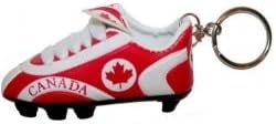 Soccer Shoe Keychain - Canada