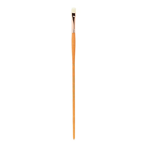 Princeton Refine Artist Brush, Brushes for Oil and Acrylic Paint, Series 5400 Natural Chunking Bristle, Bright, Size 4