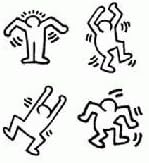 blik Dancers Wall Stickers by Keith Haring