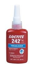 Loctite LOC24205 242 Medium-Strength Threadlocker, Blue