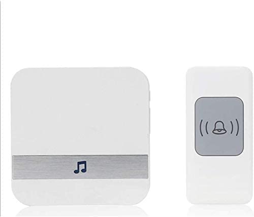 EKENO Wireless Doorbell Kit Wireless Door Bell, Home Music doorbell Waterproof 300 Meters Range 4 Levels Volume 52 Melodies Loud Dindong Chime Plus Doorbell