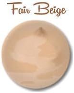 Certified Organic Foundation by LA Minerals - Liquid Natural Makeup Foundation (Fair Beige)