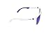 Carrera CA5003SPS Square Sunglasses,White & Blue,58 mm