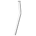 Glass Dharma Beautiful Bends Glass Straw (12mm Diameter, 1 Single Straw)