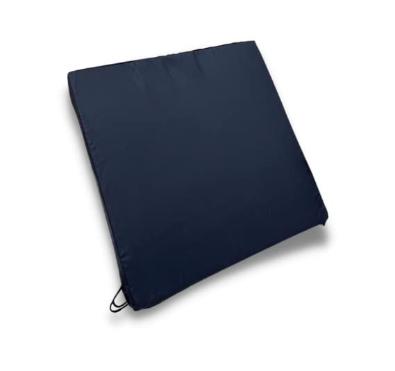 AATH COLLECTON Waterproof Patio Chair Cushions with Removable cover, Great for Indoor and Outdoor Furniture Seating, Water-Resistant Memory Foam Seat Cushion Pad, ALL-PURPOSE Use (NAVY)