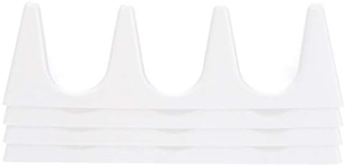 Original Taco Tender Taco Holders - Holds Three Tacos in Each Taco Holder (4, White)