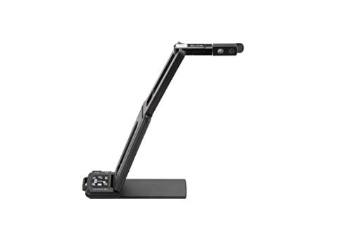 Elmo 1357 Model MX-1 Visual Presenter, True 4K Imaging Quality at Up To 30 FPS, Powered by USB 3.0, Flexible, Quick Navigation Buttons, Zoom Control and Auto-focus, Base Magnetic Bottom, Black