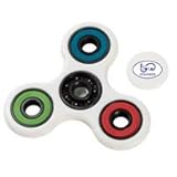 Fidget Spinner with Premium SI3N4 Ceramic Bearings | Tri-Spinner Fidget Toy for Stress Relief | Perfect EDC Fidget Spinner for Insomnia Stress Management ADD ADHD Anxiety | Best Spin time 2 -3 min
