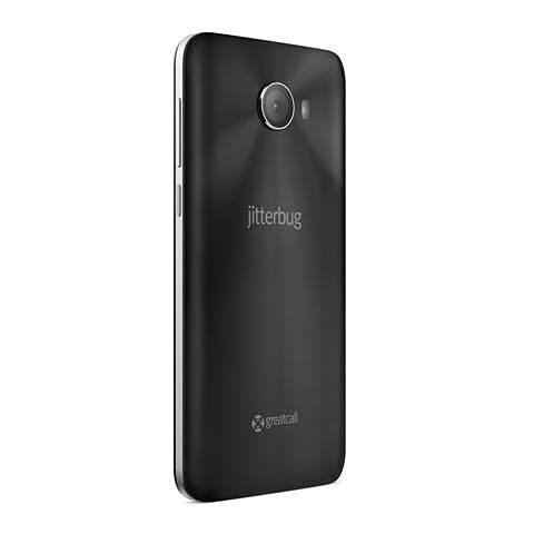 Jitterbug Smart2 unlocked, 32gb, No-Contract Easy-to-use Smartphone for Seniors by GreatCall,Black