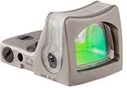 Trijicon RM08-C-700066 RMR 12.9 MOA Dual-Illuminated Green Triangle Sight, Nickel Boron