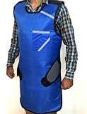 Bosky Xray Protective Apron .5mm Lead Protection with Thyroid Collar (Blue)