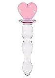 Wowlife Glass Dildo for Women, Crystal Masturbator