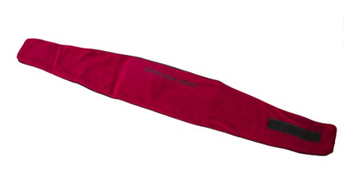 DreamTime Healing Heat Migraine Wrap, Black/Red, Eye Mask Travel Pillow for Migraine Relief, Headache Relief and Stress Relief, Soothing Eye Mask for Wellness and Relaxation