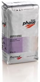 Phase Plus, C302086-Case, Phase Plus - Case of 12. Fast Setting Chromatic Dust Free Alginate, 3-phase Chromatic, Chlorophyll Flavor, Case of 12 - 1 Lb Bags.