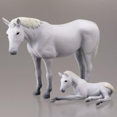 Morning B color 1/35 scale of livestock animals of the capsule Q Museum Hokkaido Sango ranch [2. horse [B color]] (single)