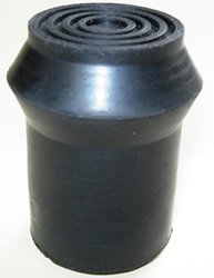 Meadex Rubber Mouldings Walking Stick Ferrules Tips with Washer - 22mm (pack of 10)