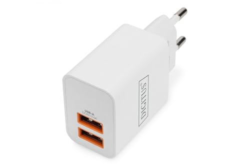 DIGITUS Caricabatterie Universale 15,5 W - 2 Porte USB-A... en promo sur Amazon