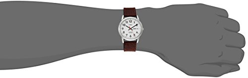 Timex Men's T20041 Easy Reader Brown Leather Strap Watch