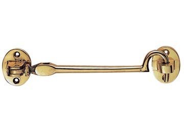 Carlisle Brass AA63SC Silent Pattern Cabin Hook 202mm (8 inch) Satin, Silver