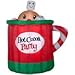 Holiday Time 5 Foot Animated Gingerbread Man Mug Inflatable