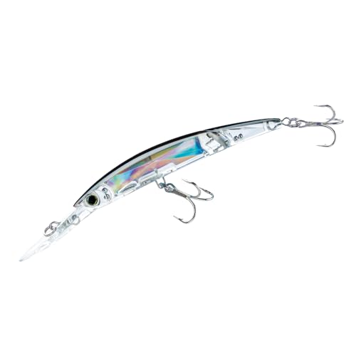 Yo-Zuri FLOATING LURE CRYSTAL 3D DD JOINTED - 13CM - 25, per unit, Silver Black, 13, Floating