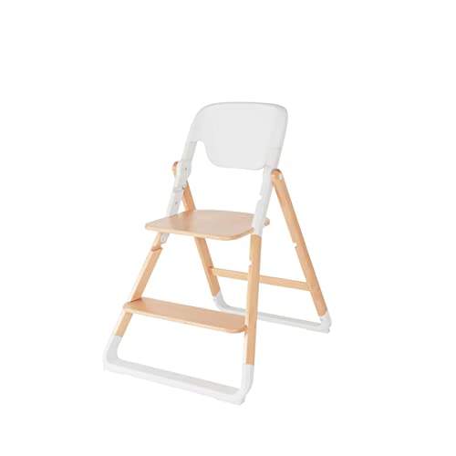 Ergobaby Evolve Toddler High Chair Base - Ergonomic Wooden Chair for Toddlers from Approx. 36 Months, Height Adjustable