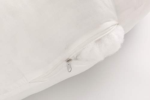 LAT Nursing Pillow and Positioner,Best for Mom Breastfeeding Pillow,100% Cotton Soft Fits Snug On Infant,Aseptic Vacuum Packaging(Nature) - Thumbnail 2