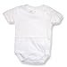 Baby and Toddler White Onesies - 1 Pack, Soft Cotton Short Sleeve Unisex Bodysuit - By Baby Jay
