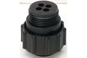 BEST PRICE SQUARE Amp - Te Connectivity Circular Connector, Plug, Size 11, 4 Position, Free Hanging - 206060-1
