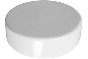 USAMADE Marine Dock Piling Cap, Flat Top Design, Piling Cap, 100% Polyethylene Material, Lasts up to 10+ Years