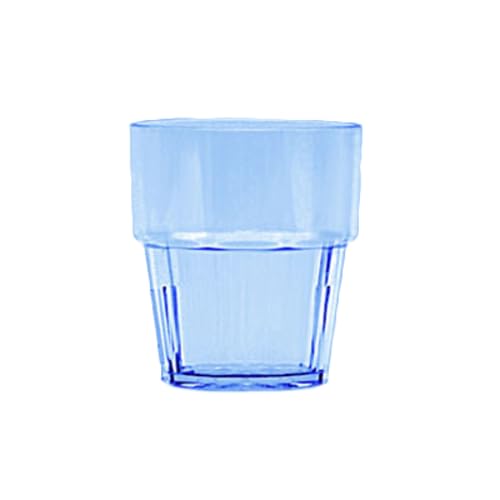 FSE PLPCTB108BL Rocks Glass, 8 oz., Break-Resistant, Stackable, Anti-jam Lockin…