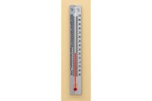 SEOH Thermometer Metal Back Double Scale -20 to 230 deg F -30 to 110 deg C